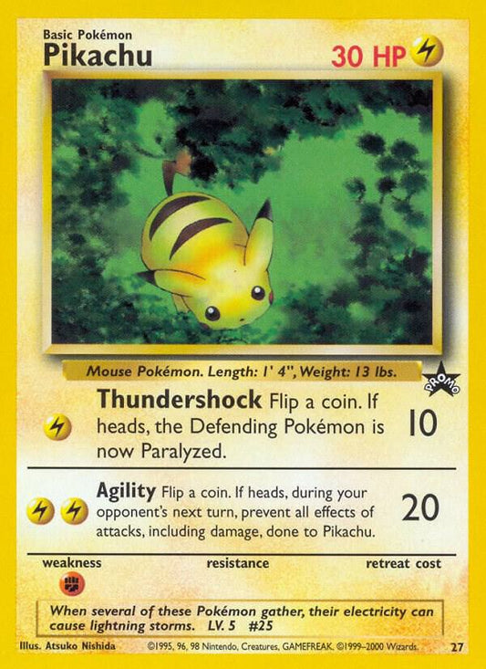 Pikachu #27 WoTC Promo