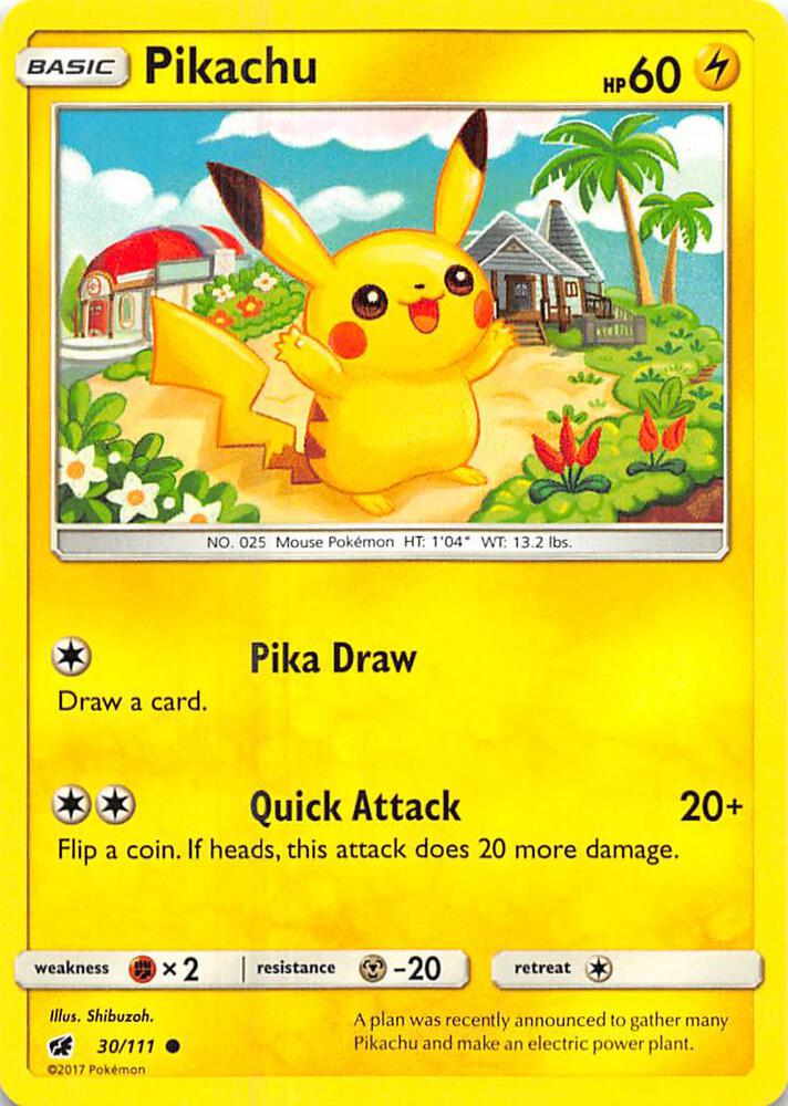 Pikachu #30 Crimson Invasion