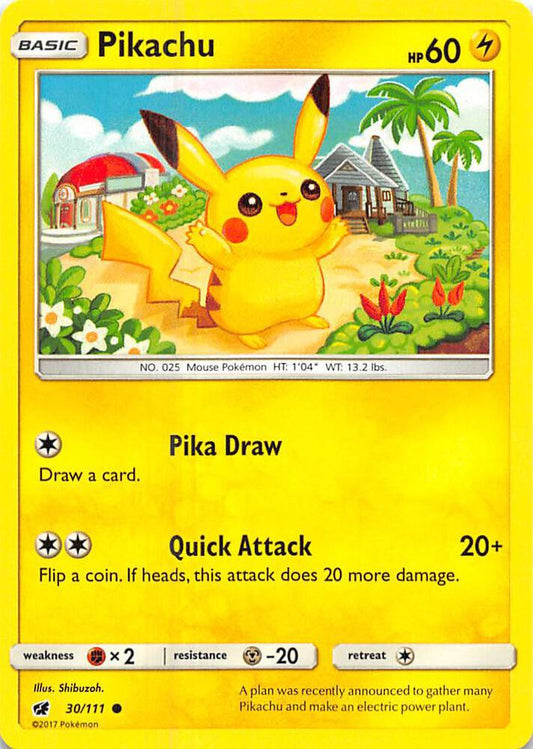 Pikachu #30 Crimson Invasion