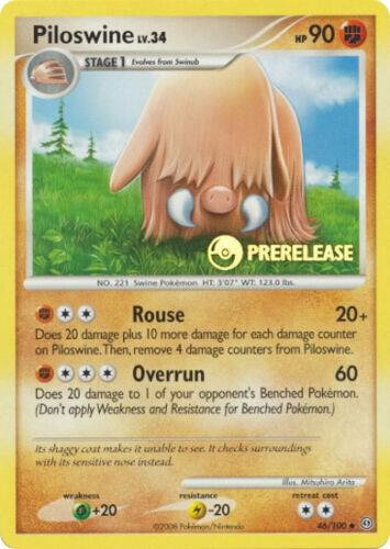 Piloswine #46 (Prerelease) Nintendo Promos