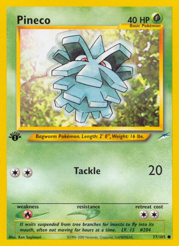 Pineco (1st Edition) #77 Neo Destiny