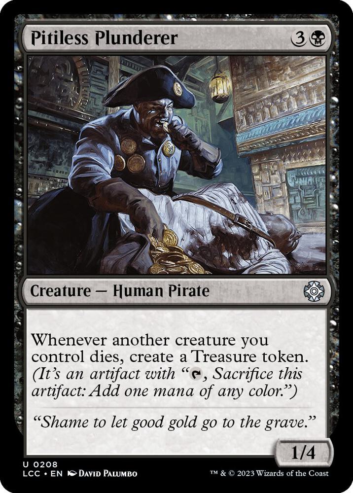 Pitiless Plunderer #208 Commander: The Lost Caverns of Ixalan