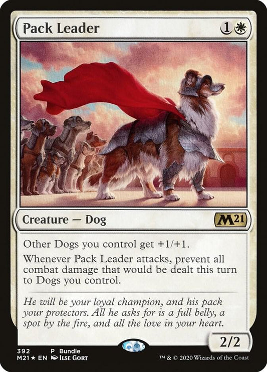 Pack Leader (M21 Bundle) #392 FOIL Unique and Miscellaneous Promos (Magic 2021)