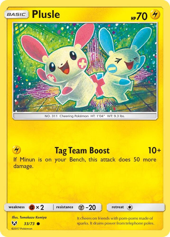 Plusle #33 Shining Legends