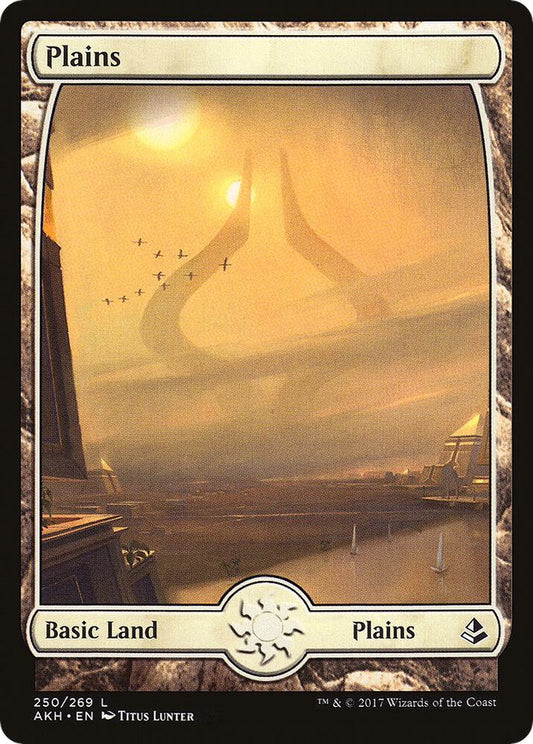 Plains #250 (Full Art) FOIL Amonkhet