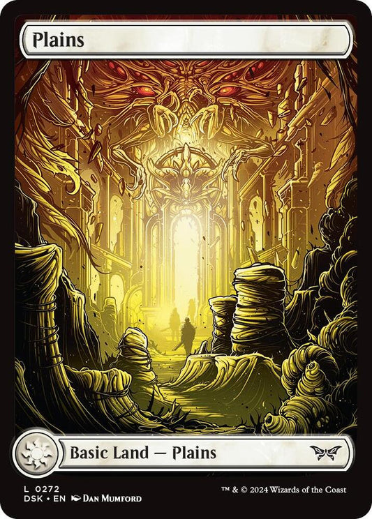 Plains #272 (Full Art) FOIL Duskmourn: House of Horror