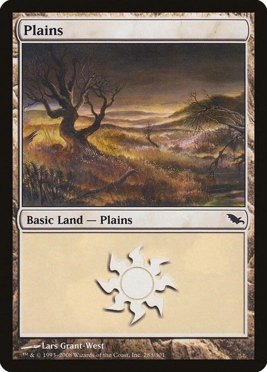 Plains #283 FOIL Shadowmoor
