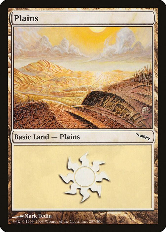 Plains #287 FOIL Mirrodin