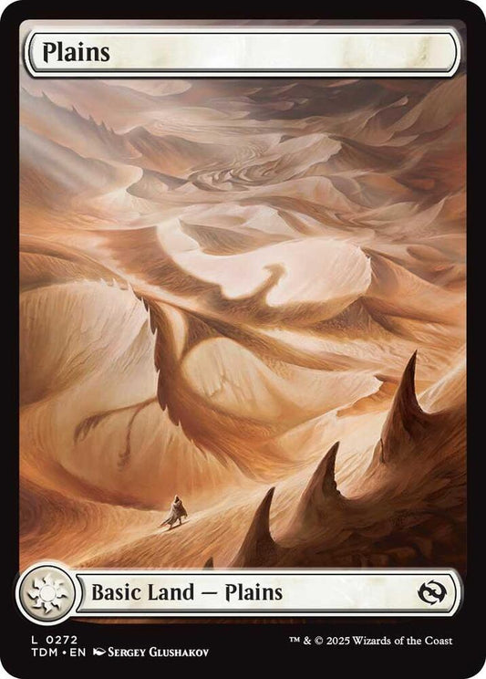 Plains #272 (Full Art) Tarkir: Dragonstorm