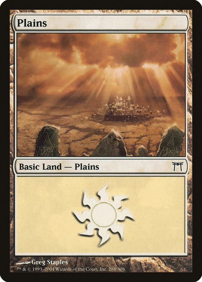 Plains #288 Champions of Kamigawa