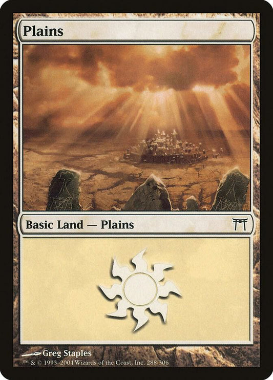 Plains #288 Champions of Kamigawa