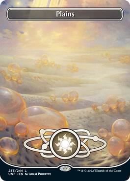Plains (Borderless) #235 FOIL Unfinity
