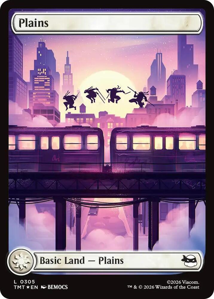 Plains #305 SURGE FOIL Teenage Mutant Ninja Turtles