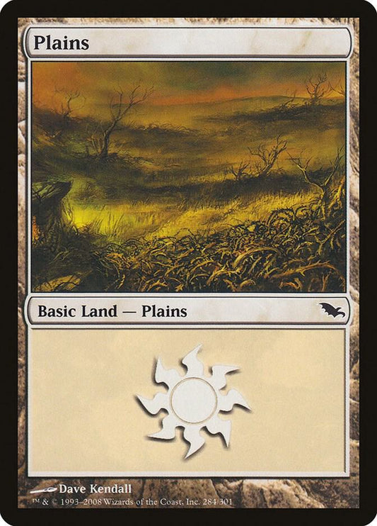 Plains #284 FOIL Shadowmoor