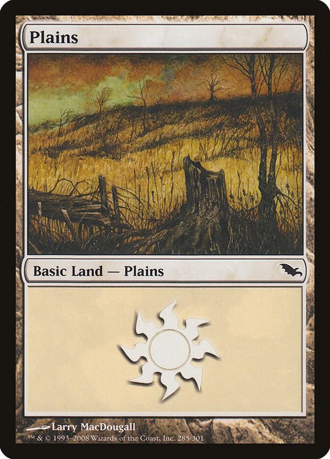 Plains #285 FOIL Shadowmoor