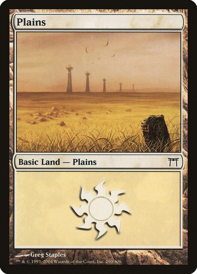 Plains #290 Champions of Kamigawa