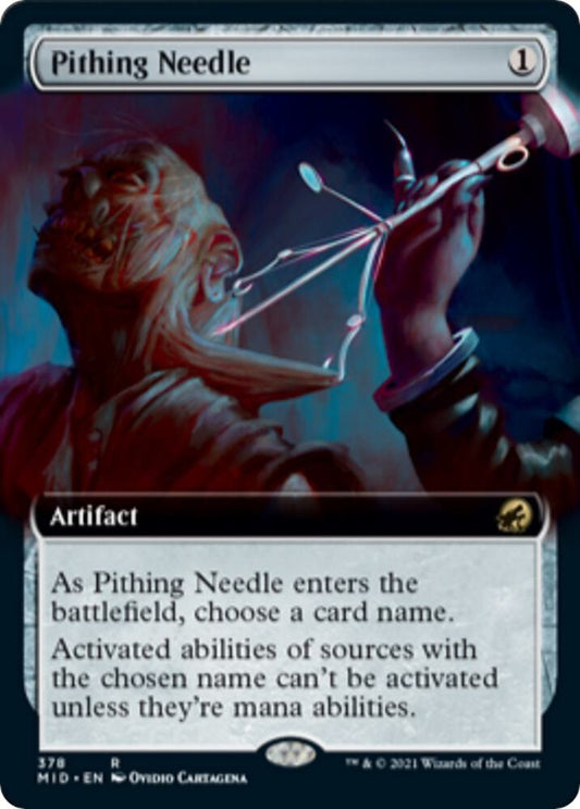 Pithing Needle (Extended Art) #378 Innistrad: Midnight Hunt