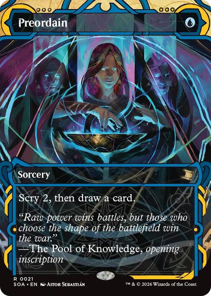 Preordain #21 FOIL Secrets of Strixhaven: Mystical Archive