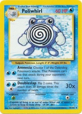 Poliwhirl #38 Base Set