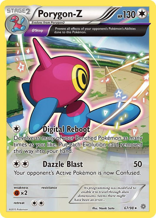 Porygon-Z #67 HOLOFOIL XY - Ancient Origins