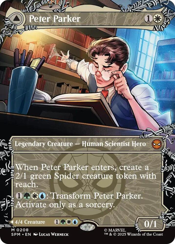 Peter Parker (Borderless) #208 FOIL Marvel's Spider-Man