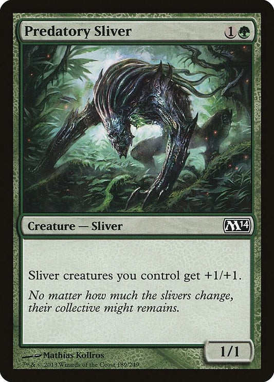 Predatory Sliver #189 Magic 2014