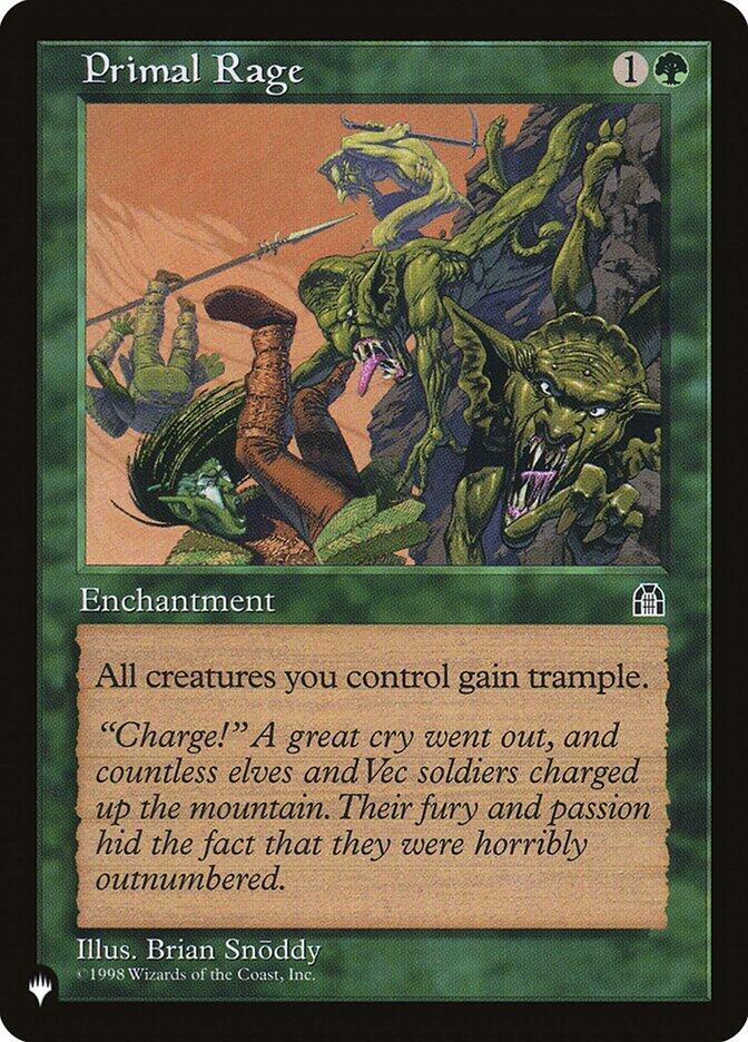 Primal Rage - The List Reprints