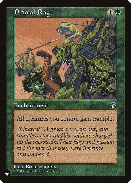 Primal Rage - The List Reprints