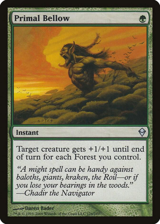 Primal Bellow #176 Zendikar