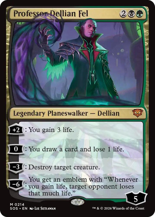 Professor Dellian Fel #214 Secrets of Strixhaven