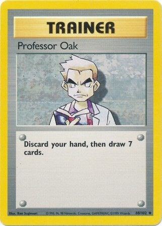 Professor Oak #88 Base Set