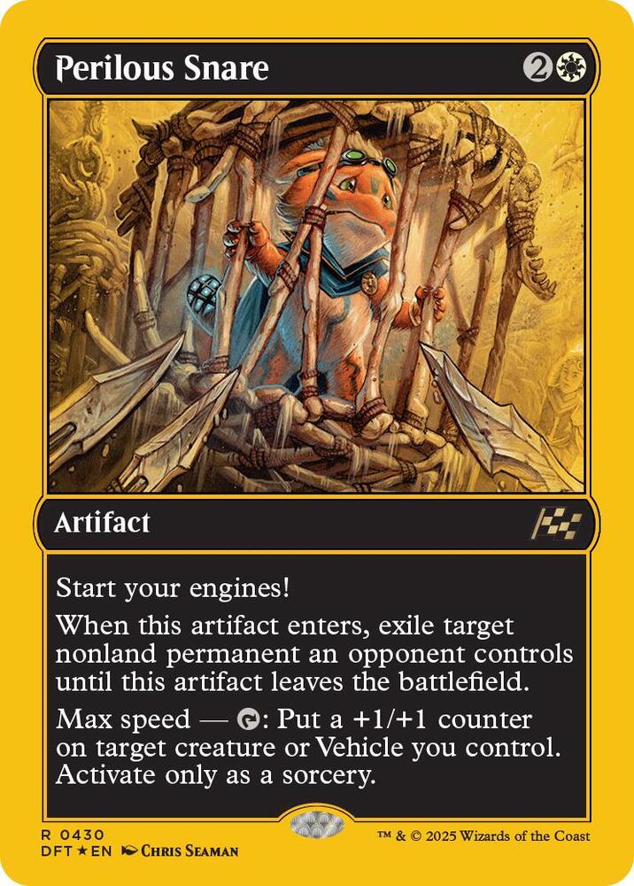 Perilous Snare #430 FIRST-PLACE FOIL Aetherdrift