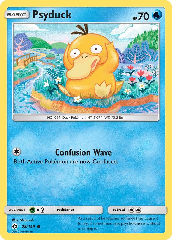 Psyduck #28 SM Base Set