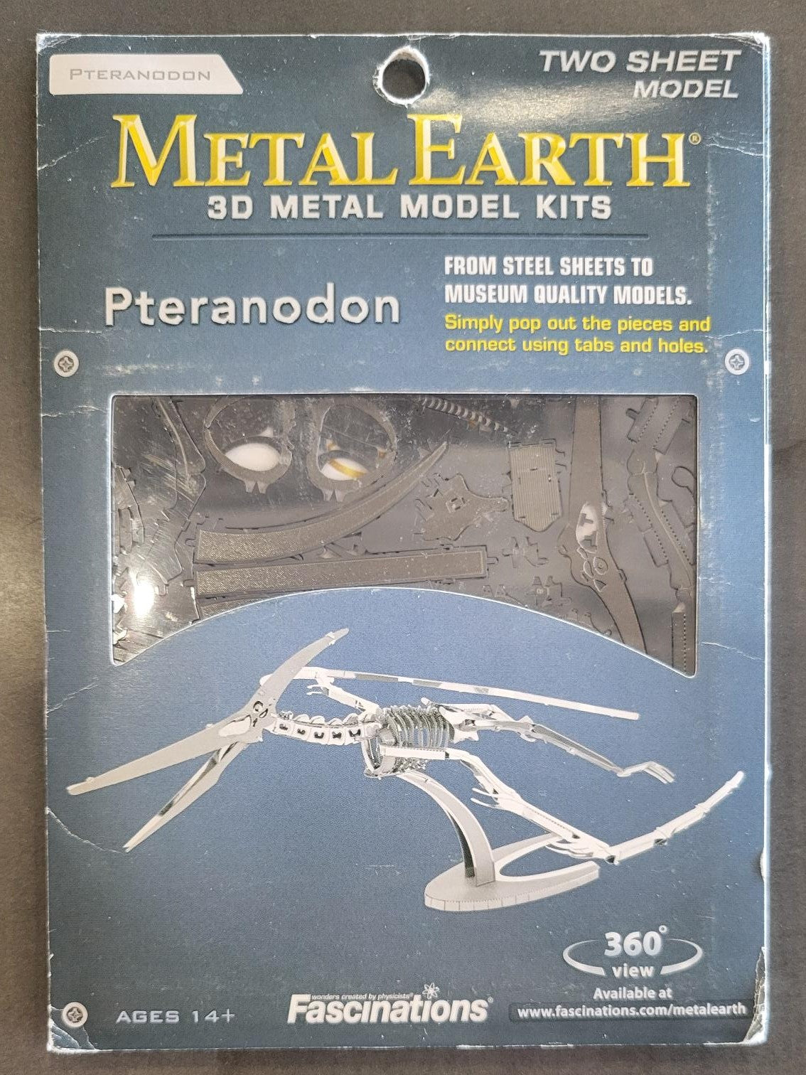 Metal Earth Pteranodon 3D Metal Model Kit NEW/SEALED