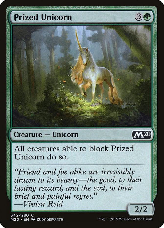 Prized Unicorn #342 Core Set 2020