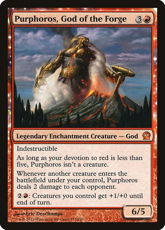 Purphoros, God of the Forge #135 Theros