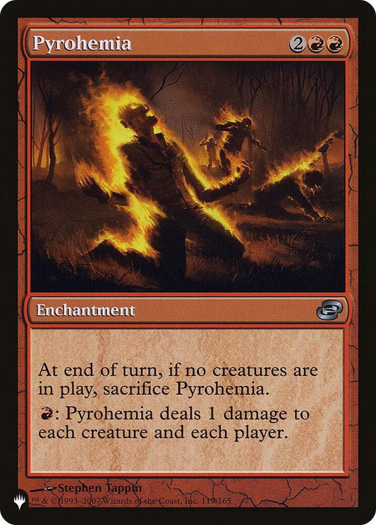 Pyrohemia #119 The List Reprints