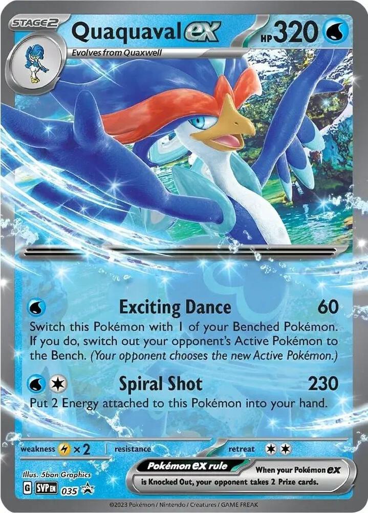 Quaquaval EX #35 SV: Scarlet & Violet Promo Cards