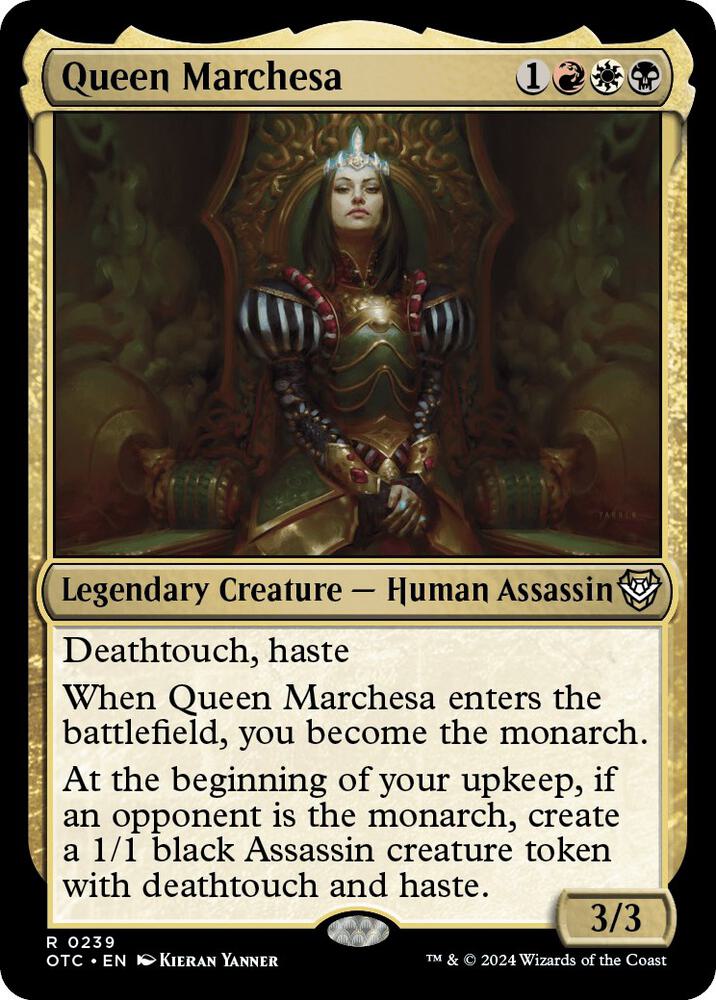Queen Marchesa #239 Commander: Outlaws of Thunder Junction
