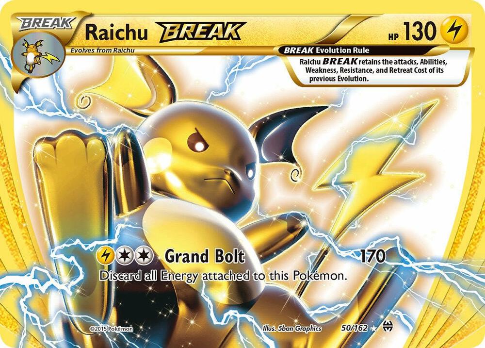 Raichu BREAK #50 XY - BREAKthrough