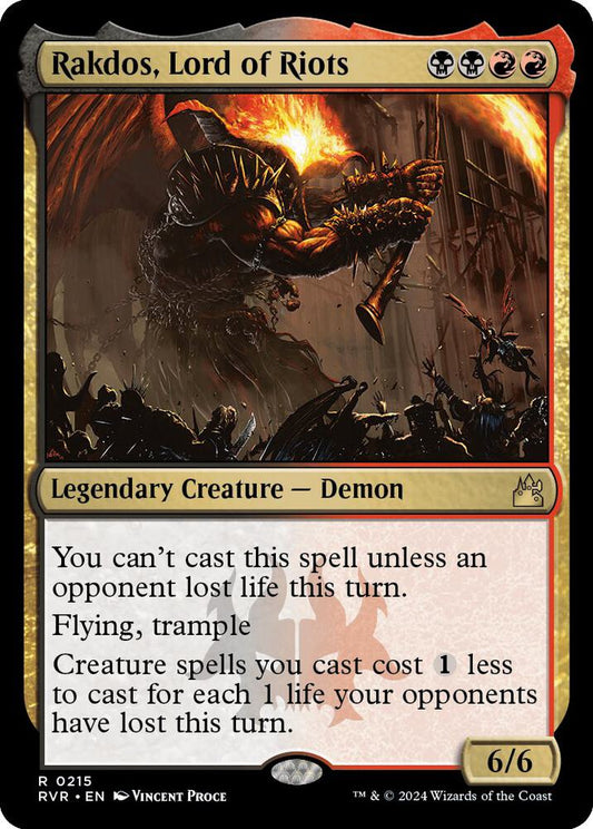 Rakdos, Lord of Riots #215 Ravnica Remastered