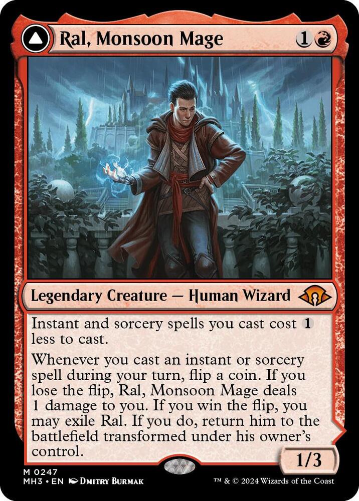 Ral, Monsoon Mage #247 Modern Horizons 3