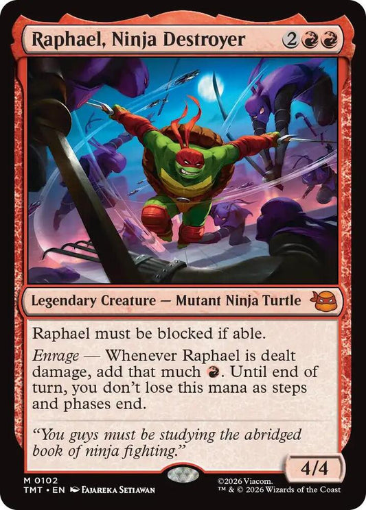 Raphael, Ninja Destroyer #102 Universes Beyond: Teenage Mutant Ninja Turtles