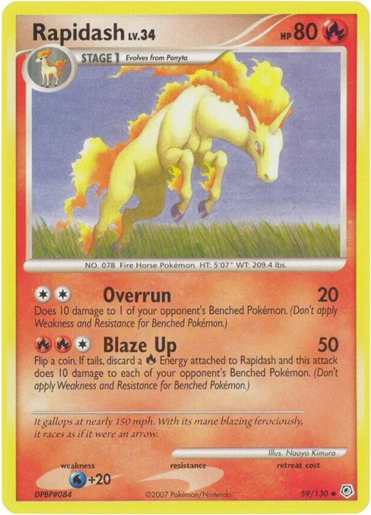 Rapidash #59 Diamond and Pearl