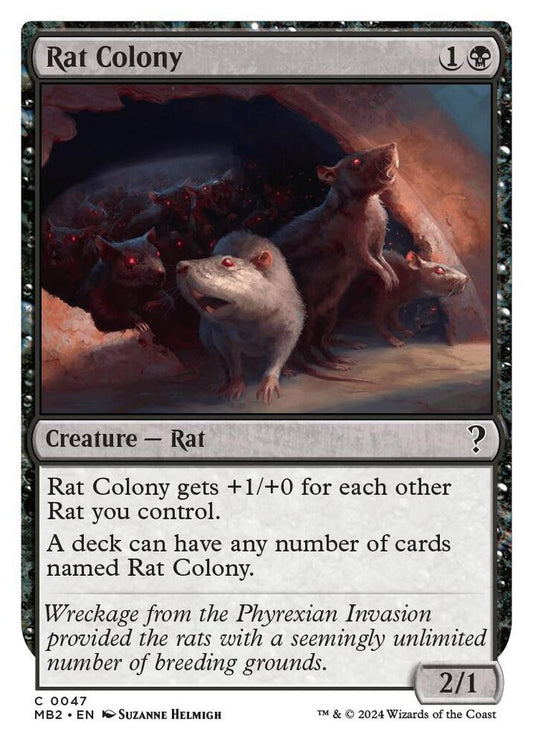 Rat Colony (White Border) #47 Mystery Booster 2