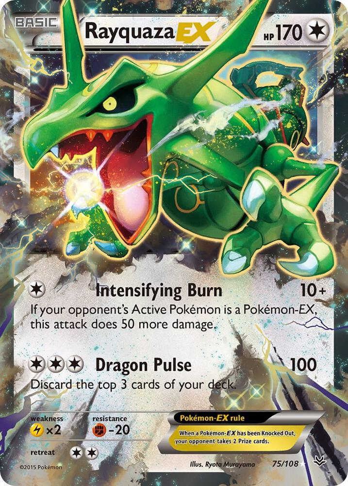 Rayquaza EX #75 XY - Roaring Skies