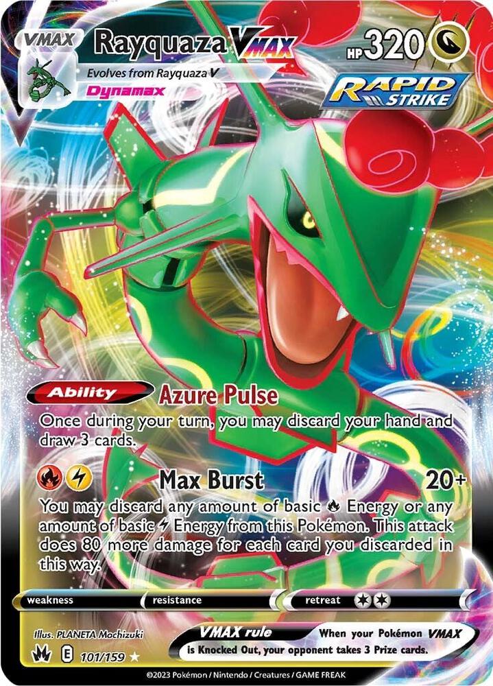 Rayquaza VMAX #101 SWSH: Crown Zenith