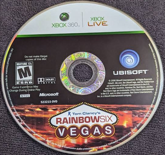 XB360 Rainbow Six: Vegas (Disc Only)