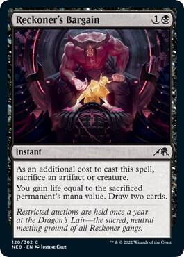 Reckoner's Bargain #120 FOIL Kamigawa: Neon Dynasty