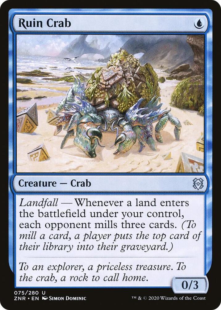 Ruin Crab #75 Zendikar Rising